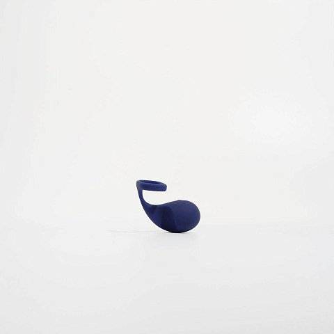 Синий вибростимулятор на пальцы Lunar