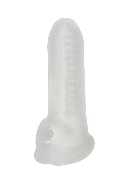 Белый фаллоудлинитель Striker - 13,5 см.