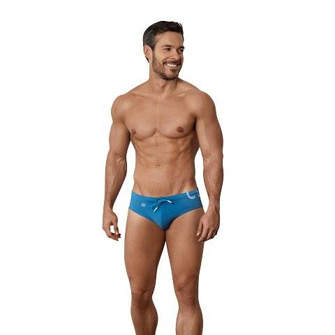 Синие мужские плавки-брифы Malibu Swimsuit Brief