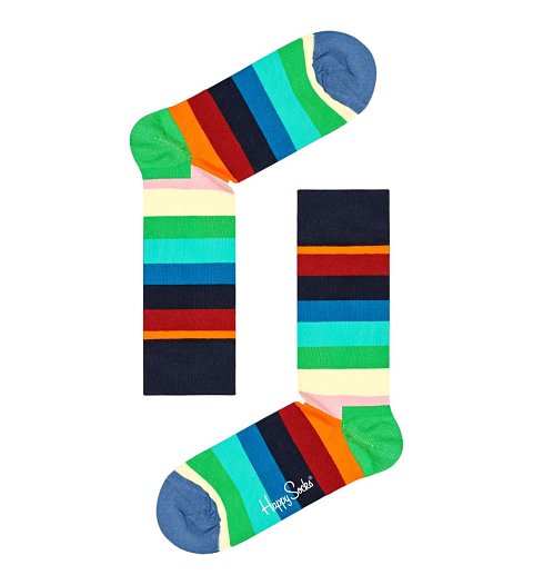 Носки унисекс Stripe Sock в цветную полосочку