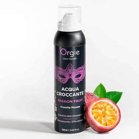 Хрустящая пенка для массажа Acqua Croccante Passion Fruit - 150 мл.