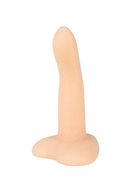 Телесный нереалистичный дилдо Emotional на присоске - 13 см.