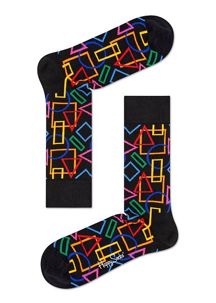 Носки унисекс Geometric Sock с геометрическими фигурами