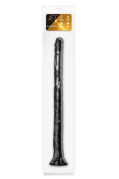 Черный фаллоимитатор-гигант Black Mamba 19Inch Long Dildo - 48,5 см.