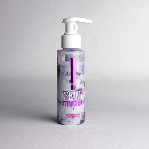 Увлажняющий крем-гель для тела с ароматом ежевики Creamy Attraction Blackberry - 100 мл.