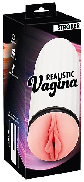 Мастурбатор-вагина Realistic Vagina в колбе