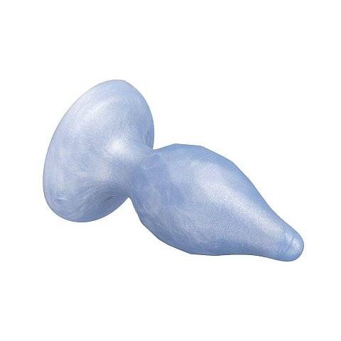 Голубая анальная втулка SILEXD Fantasy Diamond - 9,2 см.