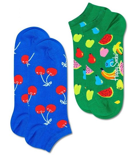 Набор из 2 пар носков 2-Pack Fruit Low Sock с фруктами