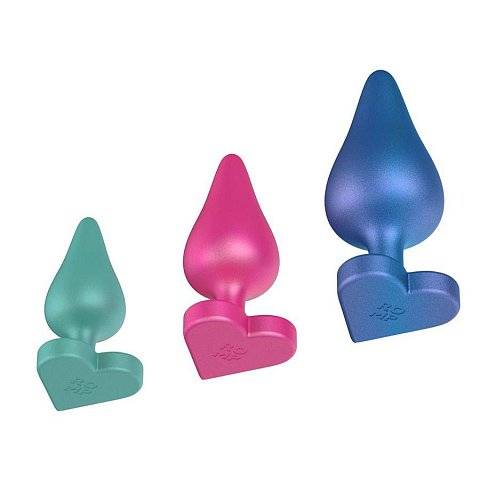 Набор из 3 анальных пробок Romp Luster