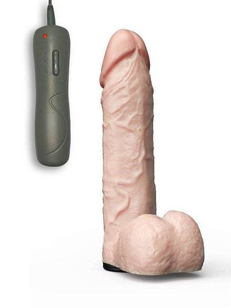 Фаллическая насадка Харнесс UNICOCK 6 с вибрацией - 17,8 см.