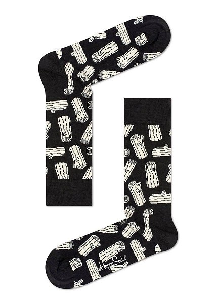 Носки унисекс Logs Sock с принтом в виде бревнышек