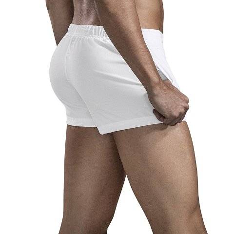 Белые короткие плавательные шорты Ocean Mini Short