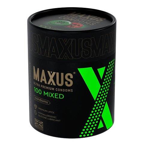 Презервативы MAXUS Mixed - 100 шт.