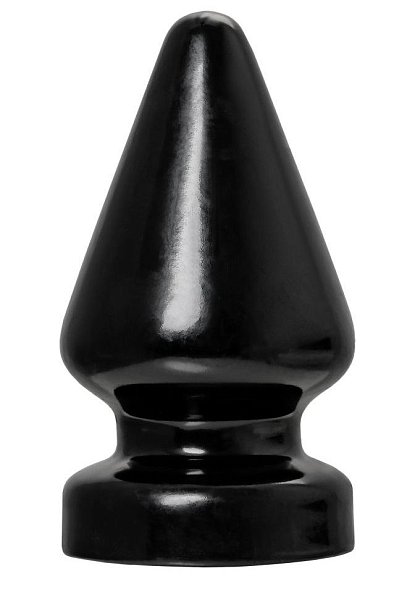 Черная анальная втулка Draco β - 21 см.