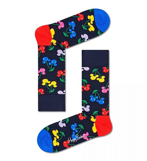 Черные носки Disney Sock с вишенками-мышками