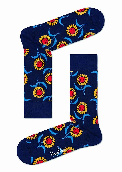 Носки унисекс Sunflower Sock с веселыми подсолнухами