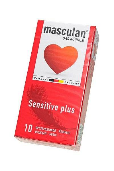 Презервативы Masculan Sensitive plus - 10 шт.