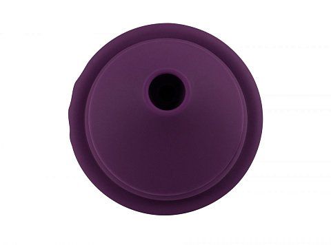Фиолетовый вакуум-волновой вибратор в форме капкейка