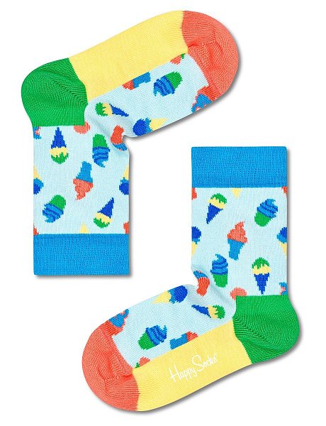 Набор из 2 пар детских носков Happy socks 2-Pack Ice Cream Socks Gift Set