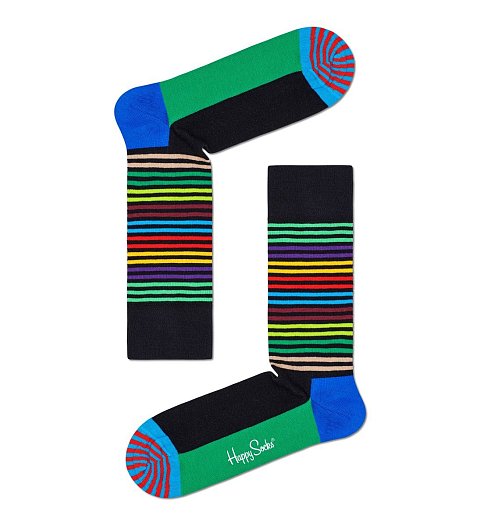 Носки унисекс Half Stripe Sock с цветными полосками