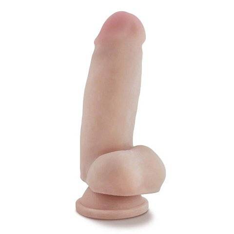 Телесный фаллоимитатор 7 Inch Sensa Feel Fat Boy - 17,7 см.