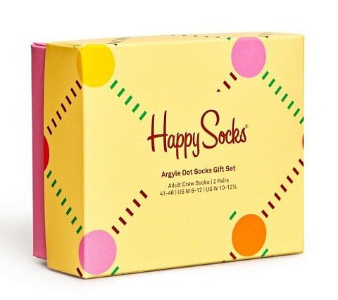 Набор из 2 пар носков 2-Pack Argyle Dot Socks Gift Set