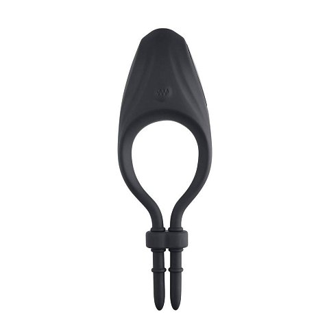 Черное эрекционное вибролассо Perfect Fit