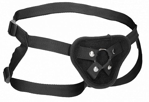 Черные трусики для страпона V V Adjustable Harness with O-Ring