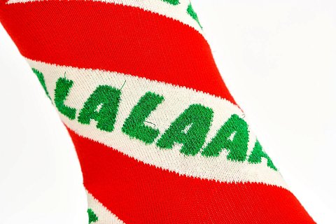 Носки унисекс Fa La La La Sock с принтом