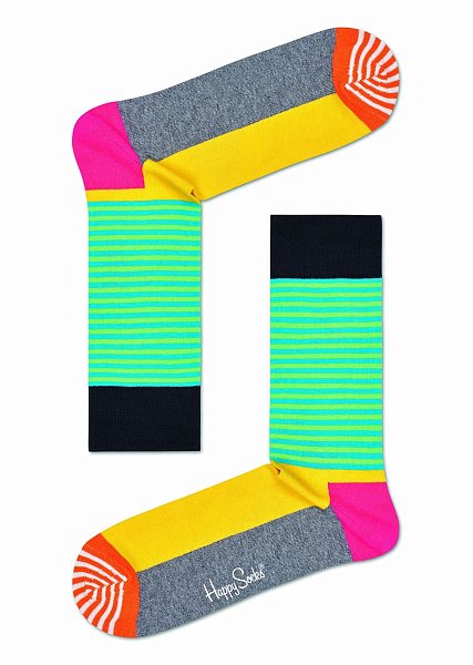 Носки унисекс Half Stripe Sock с полосками