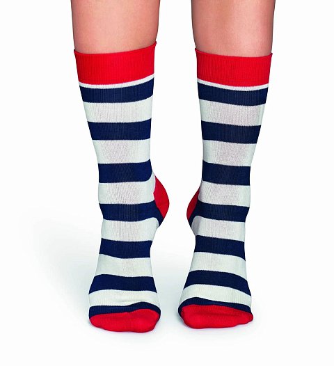 Носки унисекс Stripe Sock в широкую полоску
