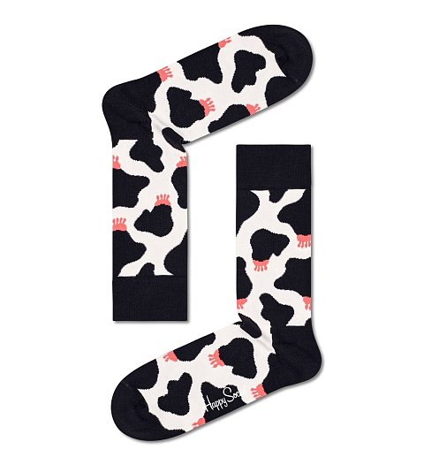 Носки унисекс Cow Sock с животным принтом