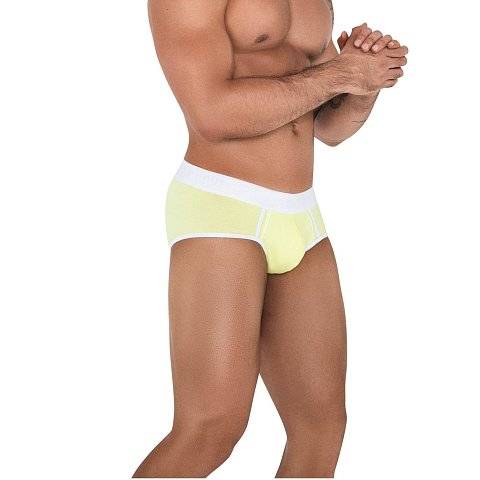 Желтые мужские трусы-брифы Tethis Piping Brief