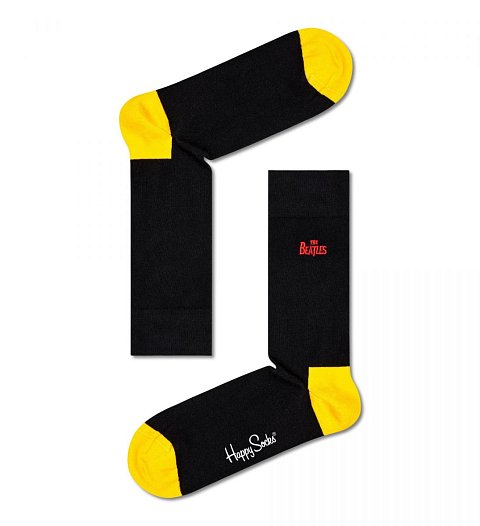 Черно-желтые носки унисекс Beatles Sock