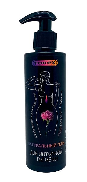 Натуральный гель для интимной гигиены Torex - 200 мл.