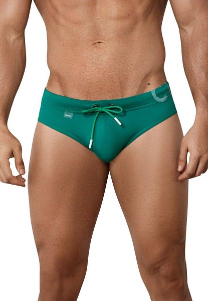 Зеленые принтованные плавки Malibu Swimsuit Brief