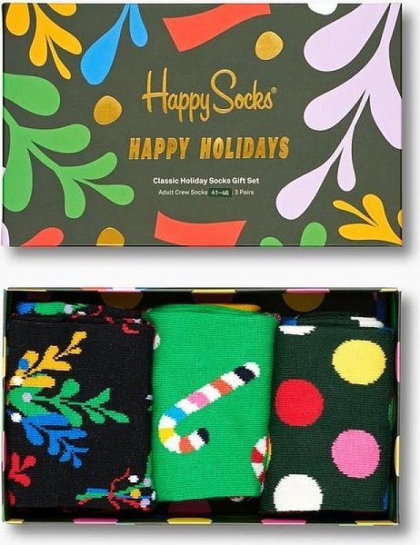 Подарочный новогодний набор носков 3-Pack Holiday Socks Gift Set