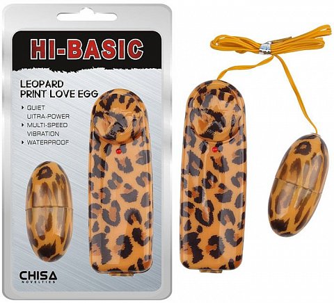 Леопардовое виброяйцо Leopard Print Love Egg