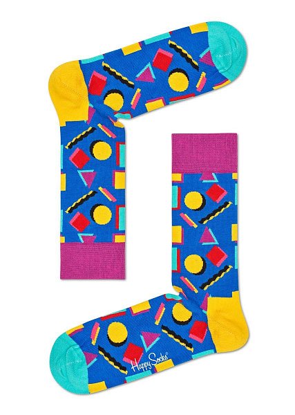 Носки унисекс Nineties Sock с геометрическими фигурами