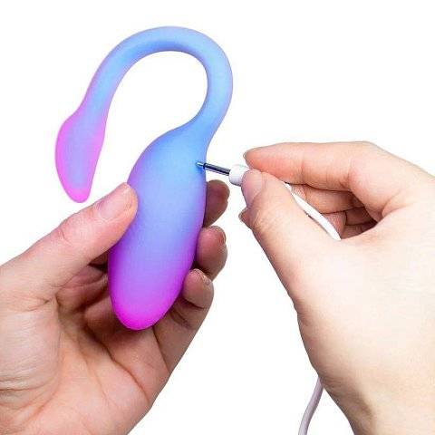 Голубой вибратор Flamingo Max