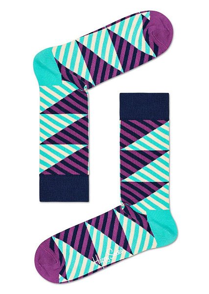 Носки унисекс Diagonal Stripe Sock с диагональными полосками