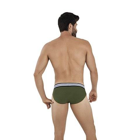 Мужские трусы брифы хаки Clever URI BRIEF 103610