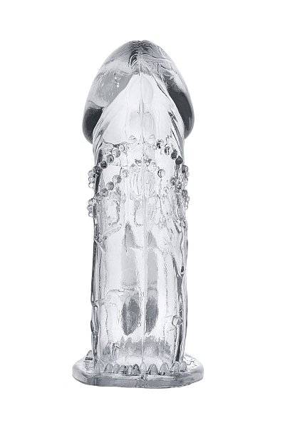 Прозрачная насадка на пенис Uco - 13 см.