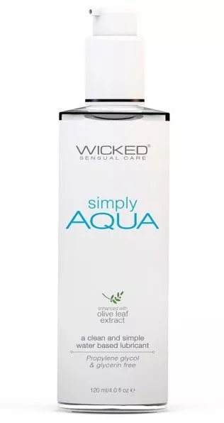 Легкий лубрикант на водной основе Wicked Simply AQUA - 120 мл.